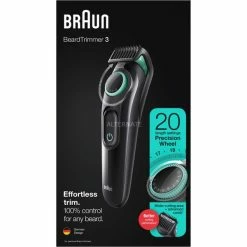 Bon marché 😍 Braun BeardTrimmer 3 BT3321 Noir, Tondeuse à Barbe 💯 -Boutique Beurer Braun BeardTrimmer 3 BT3321 Noir Tondeuse barbe@@1816532 2
