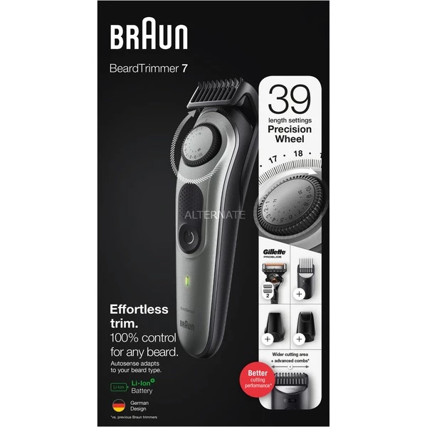 Meilleure affaire ⭐ Braun BeardTrimmer 7 BT7320 Noir, Tondeuse à Barbe 🎁 5 Meilleure affaire ⭐ Braun BeardTrimmer 7 BT7320 Noir, Tondeuse à Barbe 🎁 – Image 3