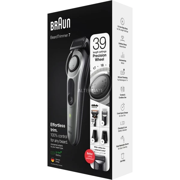 Meilleure affaire ⭐ Braun BeardTrimmer 7 BT7320 Noir, Tondeuse à Barbe 🎁 6 Meilleure affaire ⭐ Braun BeardTrimmer 7 BT7320 Noir, Tondeuse à Barbe 🎁 – Image 4
