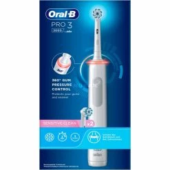 Sortie ✨ Braun Oral-B Pro 3 3000 Sensitive Clean, Brosse A Dents Electrique 🛒 -Boutique Beurer Braun Oral B Pro 3 3000 Sensitive Clean Brosse a dents electrique@@1856336 2