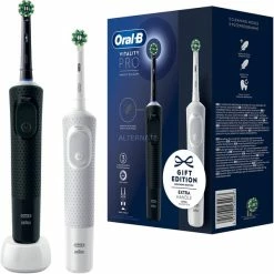 Le moins cher 🥰 Braun Oral-B Vitality Pro D103 Duo, Brosse A Dents Electrique 🌟