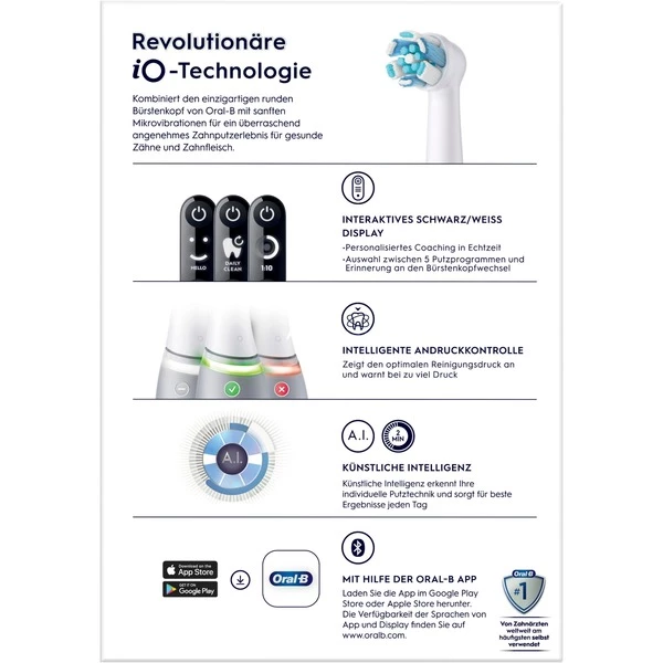 Nouveau 😍 Braun Oral-B IO Series 6, Brosse A Dents Electrique 🔔 6 Nouveau 😍 Braun Oral-B IO Series 6, Brosse A Dents Electrique 🔔 – Image 4