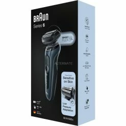 Grosses soldes 🤩 Braun Series 6 60-N1000s Rasoir à Grille Gris 🎉
