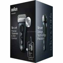 Coupon 🤩 Braun Series 8 8463cc Rasoir à Grille Tondeuse Gris 👏