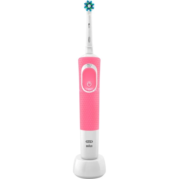 Offres 🤩 Braun Vitality 100 Hangable Box Adulte Brosse à Dents Rotative Oscillante Blanc, Rose, Brosse A Dents Electrique ✔️