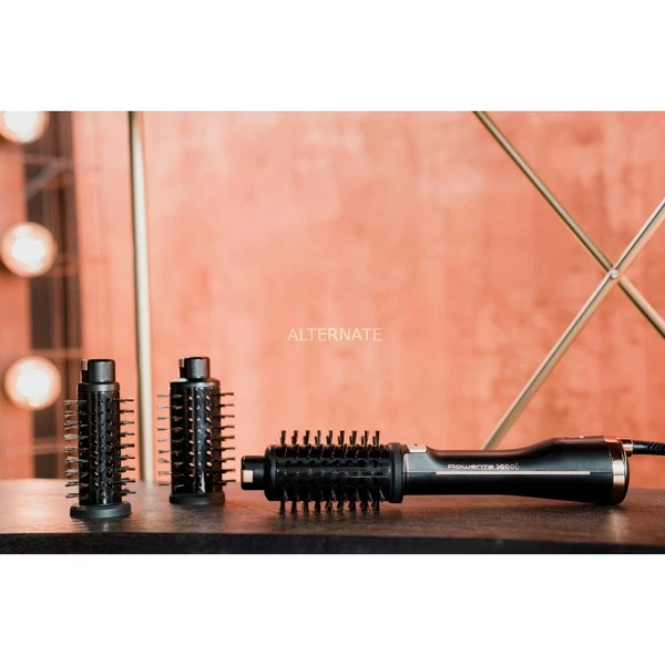 Grosses soldes 🤩 Rowenta Ultimate Experience CF9620F0 Brosse Soufflante Et Fer à Lisser Brosse Soufflante à Air Chaud À Chaleur Noir, Cuivre 750 W, Brosse à Air Chaud 🛒 – Image 6